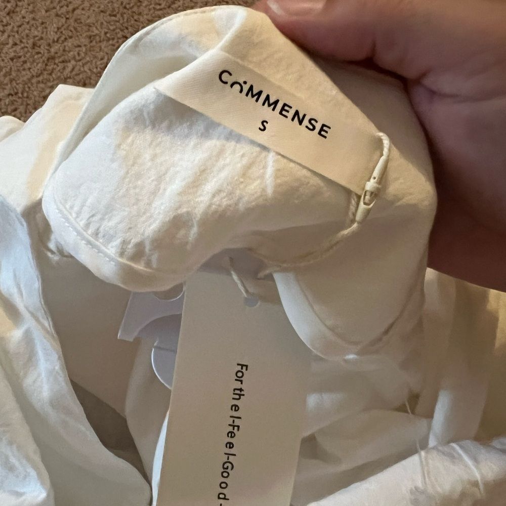 NWT commense white blouse small - Picture 8 of 10